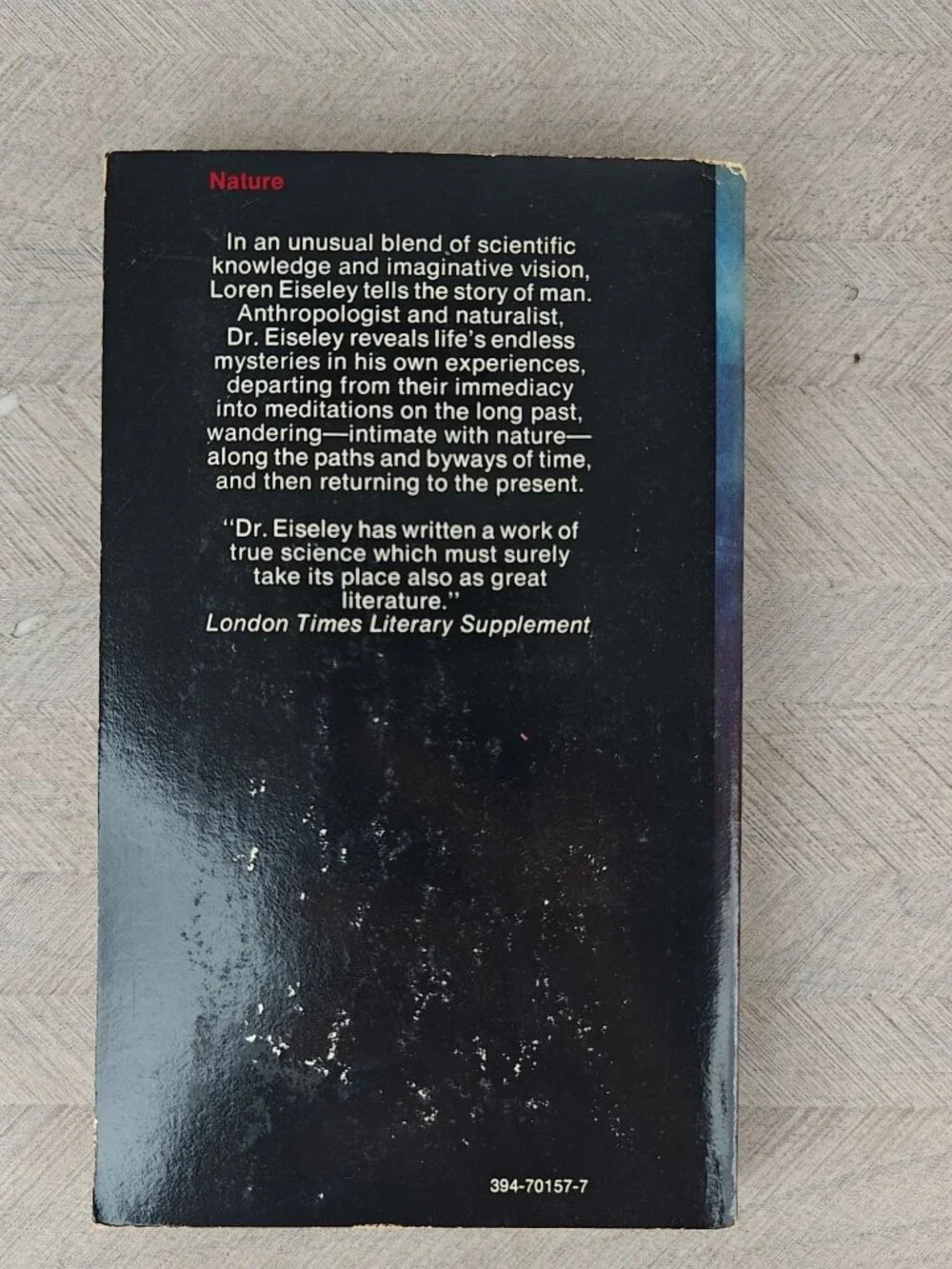 The Immense Journey Loren Eiseley Paperback 1959 Science Anthropology Nature